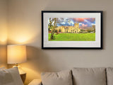 Lough Eske Castle - signed limited edition print by Lucas Creative Art
