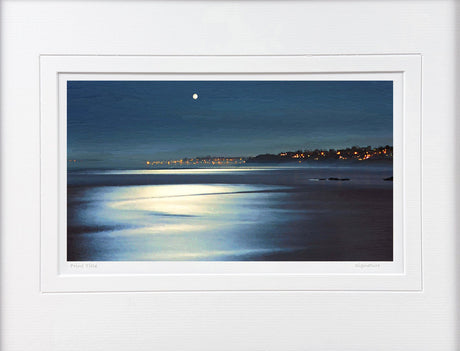Moonlight Bay, From Helens Bay - signed limited edition print by Lucas Creative Art