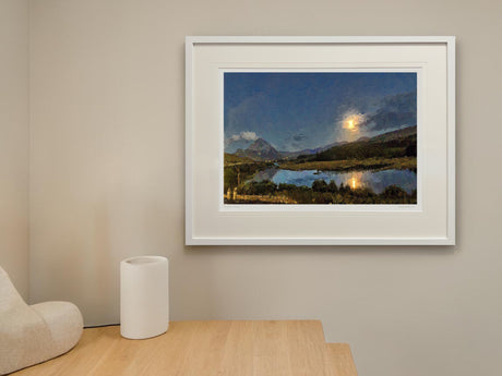 Moonlight Gweedore II - Standard Framed White