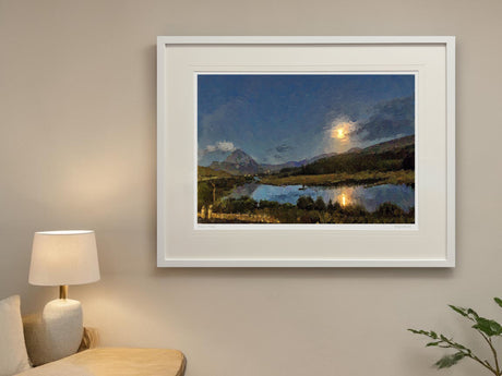 Moonlight Gweedore II - XL Framed White