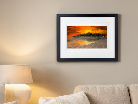 Mourne Sunset From Murlough Beach - signed limited edition print by Lucas Creative Art