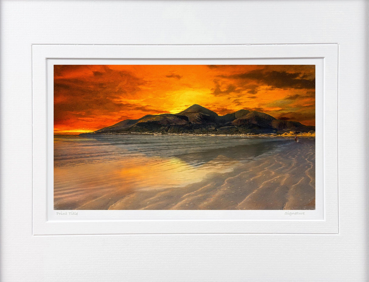 Mourne Sunset From Murlough Beach