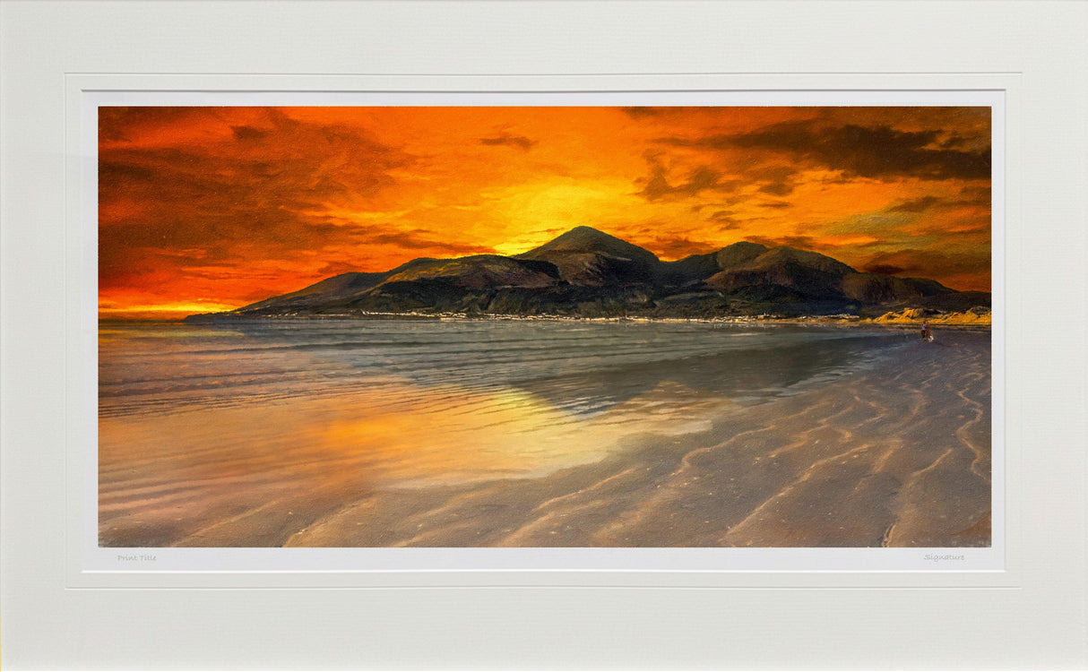 Mourne Sunset From Murlough Beach