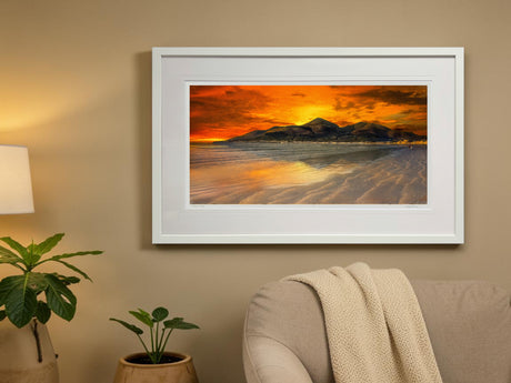 Mourne Sunset From Murlough Beach - signed limited edition print by Lucas Creative Art