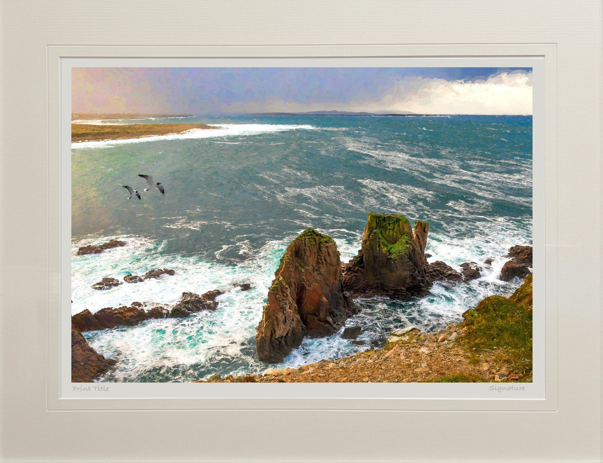 Near And Far, Cnoc Fola - signed limited edition print by Lucas Creative Art