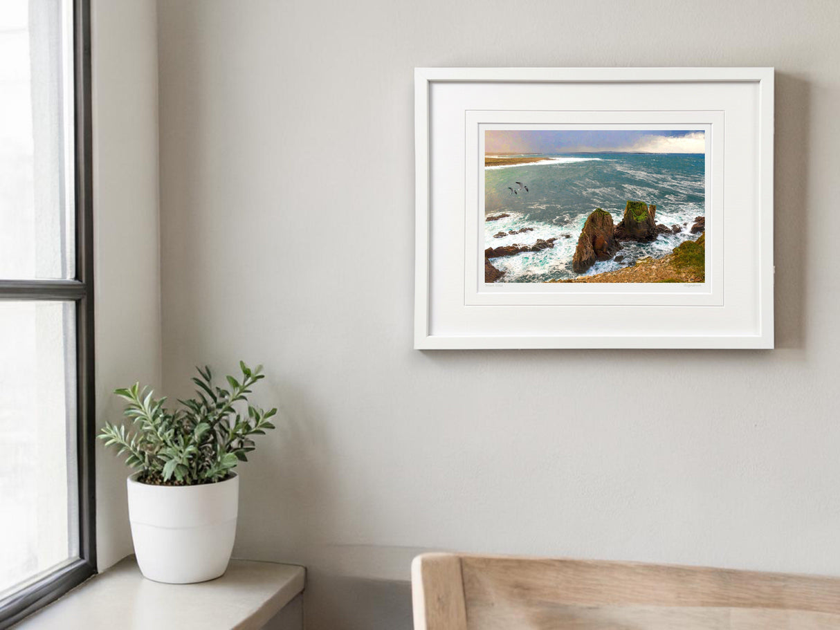 Near And Far, Cnoc Fola - signed limited edition print by Lucas Creative Art