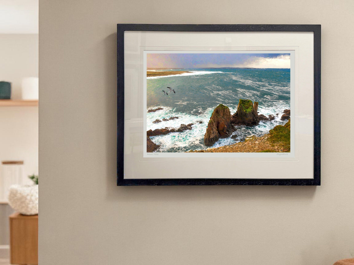 Near And Far, Cnoc Fola - signed limited edition print by Lucas Creative Art
