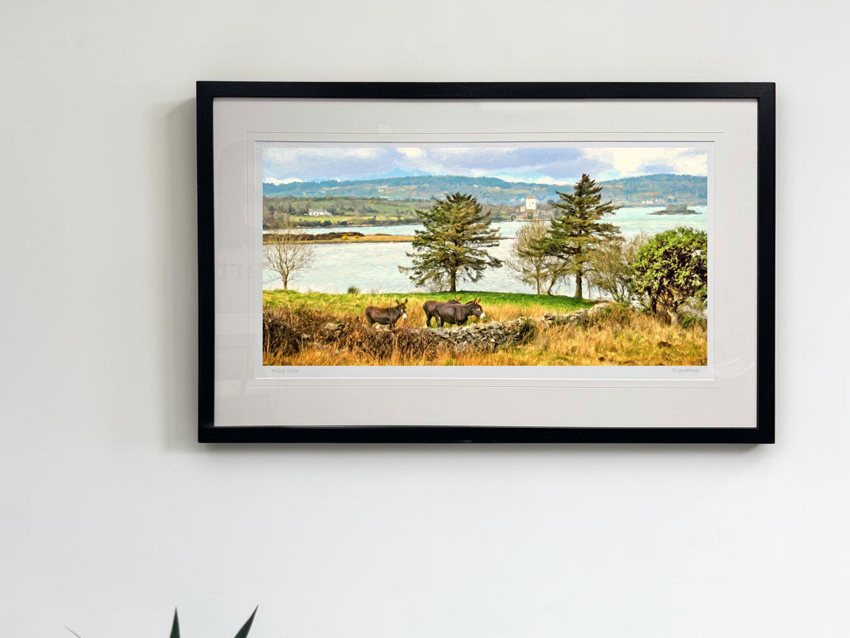 Near Doe Castle, Donegal - signed limited edition print by Lucas Creative Art