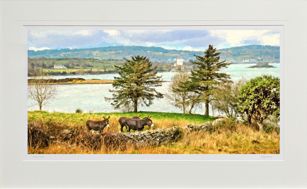 Near Doe Castle, Donegal - signed limited edition print by Lucas Creative Art
