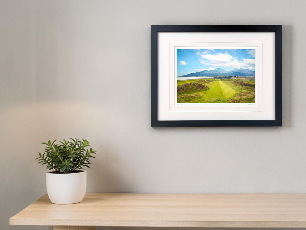 Nearing The Turn, Royal County Down - signed limited edition print by Lucas Creative Art