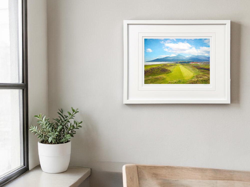 Nearing The Turn, Royal County Down - signed limited edition print by Lucas Creative Art