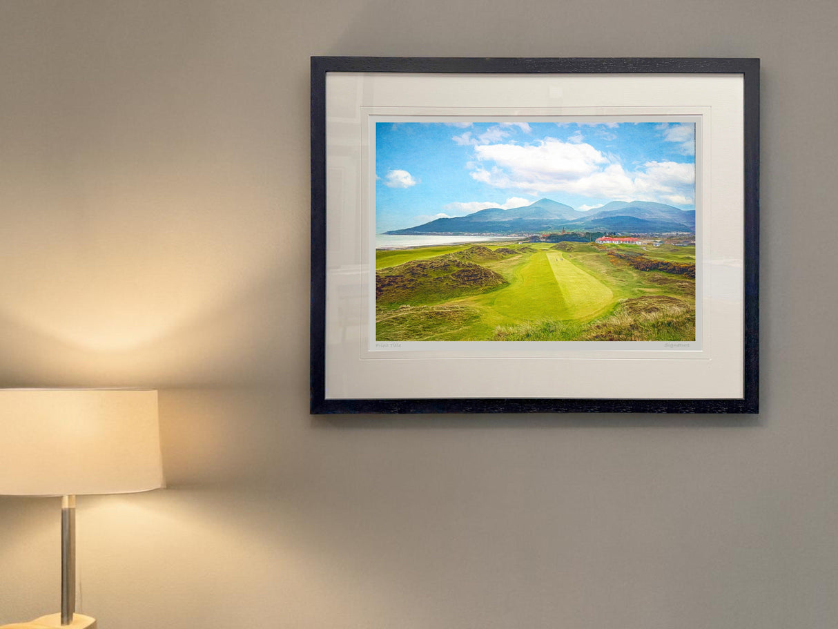 Nearing The Turn, Royal County Down - signed limited edition print by Lucas Creative Art