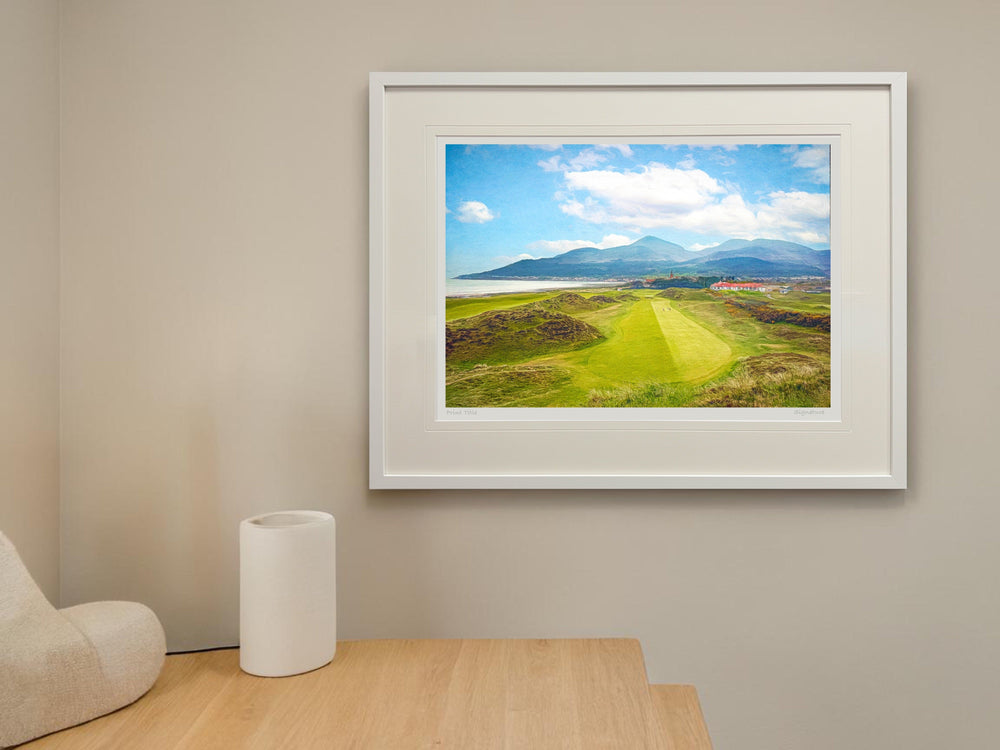 Nearing The Turn, Royal County Down - signed limited edition print by Lucas Creative Art