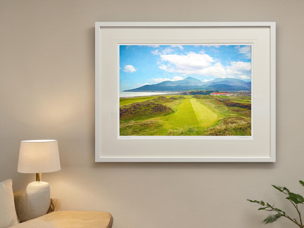 Nearing The Turn, Royal County Down - signed limited edition print by Lucas Creative Art