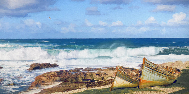 No More, Fanad Head - signed limited edition print by Lucas Creative Art