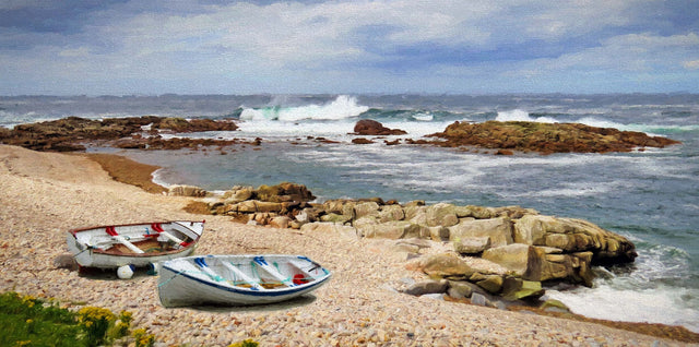 Not Today, Near Fanad Head - signed limited edition print by Lucas Creative Art