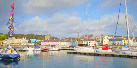 Portaferry From The Marina - signed limited edition print by Lucas Creative Art