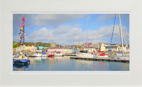Portaferry From The Marina - signed limited edition print by Lucas Creative Art
