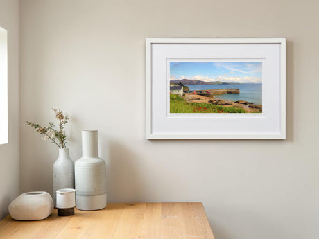 Portsalon Pier - signed limited edition print by Lucas Creative Art