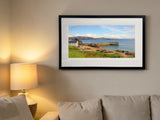 Portsalon Pier - signed limited edition print by Lucas Creative Art