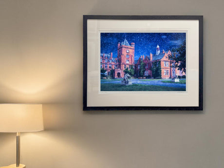 Quiet Evening, Campbell College - Standard Framed Black
