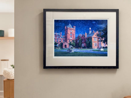 Quiet Evening, Campbell College - XL Framed Black