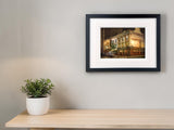 Quiet Evening, The Crown Bar - Small Framed Black