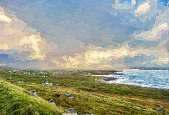 Rain Coming, Brinlack - signed limited edition print by Lucas Creative Art