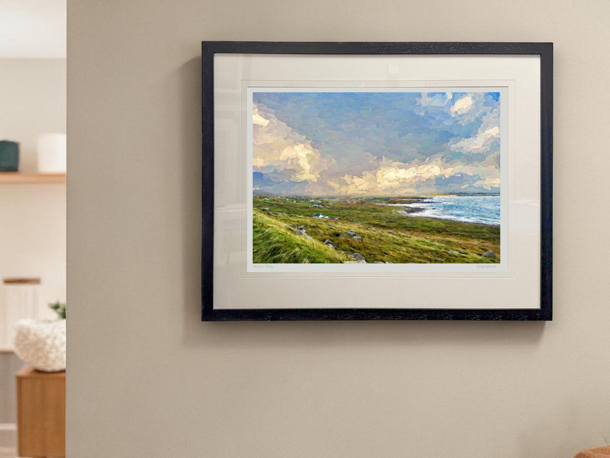 Rain Coming, Brinlack - signed limited edition print by Lucas Creative Art