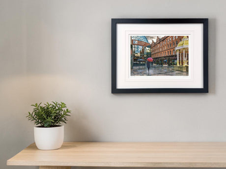 Rainy Day, Belfast - signed limited edition print by Lucas Creative Art