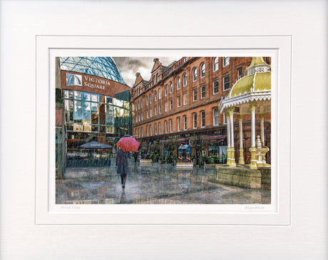 Rainy Day, Belfast - signed limited edition print by Lucas Creative Art