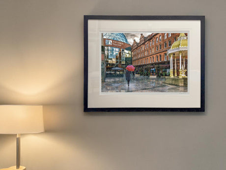 Rainy Day, Belfast - signed limited edition print by Lucas Creative Art