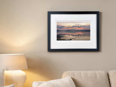 Red Sky At Night, Holywood - signed limited edition print by Lucas Creative Art