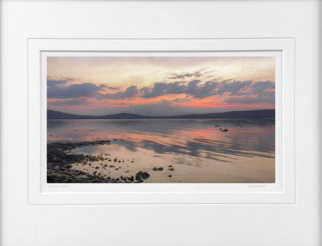 Red Sky At Night, Holywood - signed limited edition print by Lucas Creative Art
