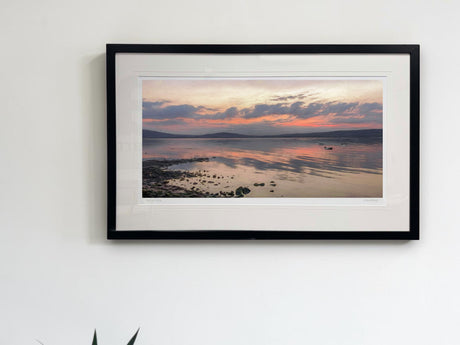 Red Sky At Night, Holywood - signed limited edition print by Lucas Creative Art
