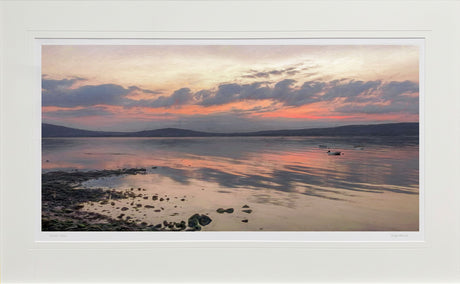 Red Sky At Night, Holywood - signed limited edition print by Lucas Creative Art