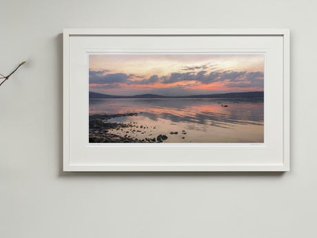 Red Sky At Night, Holywood - signed limited edition print by Lucas Creative Art
