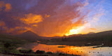 Red Sky In The Morning..., Gweedore - signed limited edition print by Lucas Creative Art