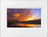 Red Sky In The Morning..., Gweedore - signed limited edition print by Lucas Creative Art