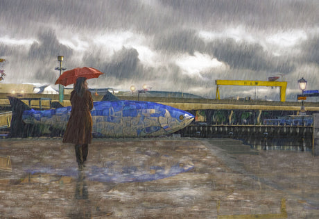 Reflections Of Belfast - signed limited edition print by Lucas Creative Art