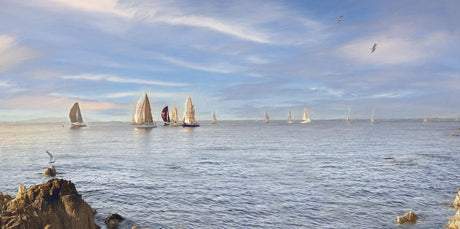 Regatta, Ballyholme - signed limited edition print by Lucas Creative Art