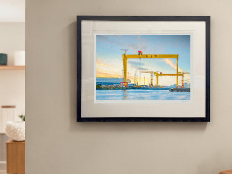 Samson and Goliath - XL Framed Black