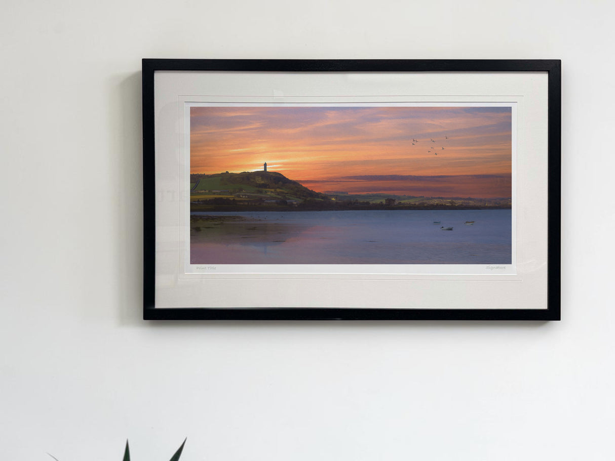 Scrabo Sunset from Islandhill