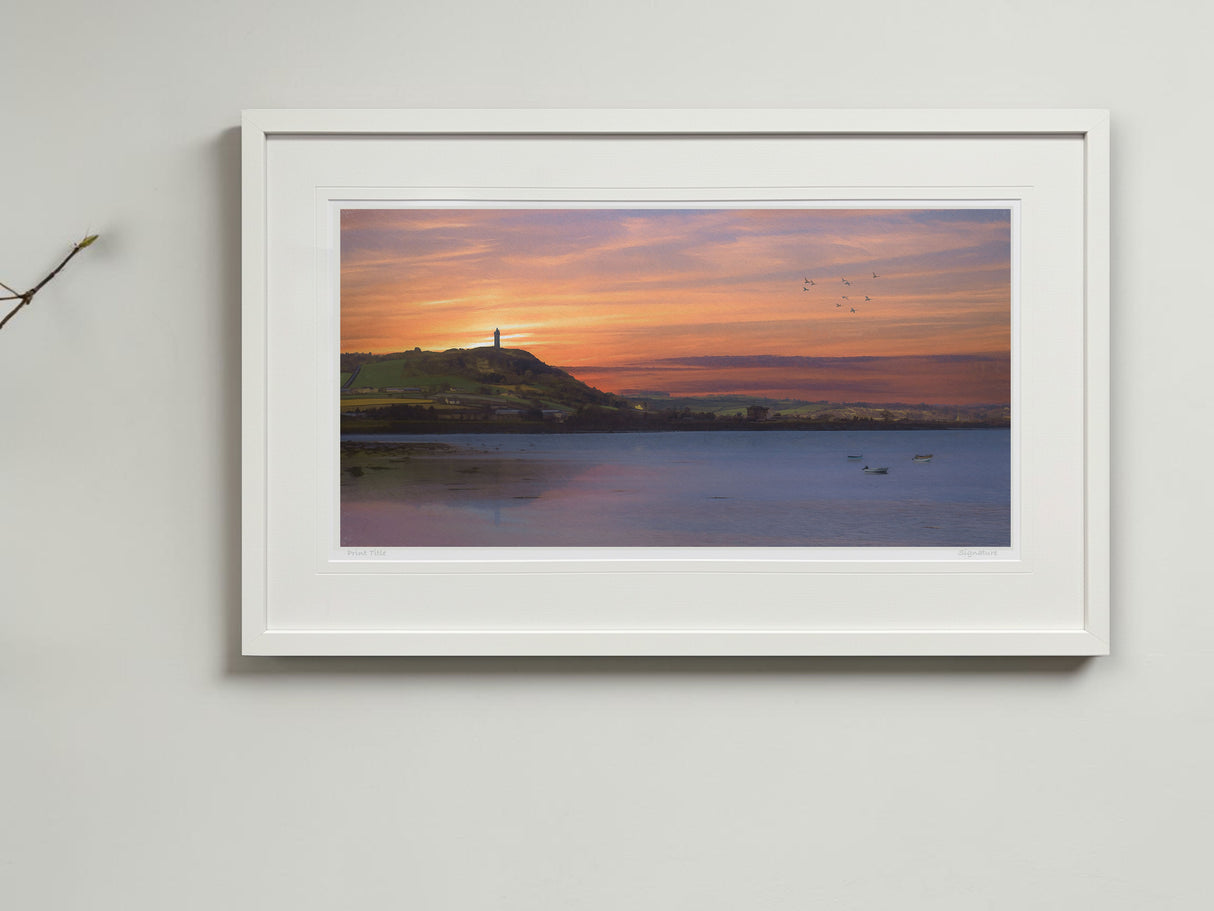 Scrabo Sunset from Islandhill