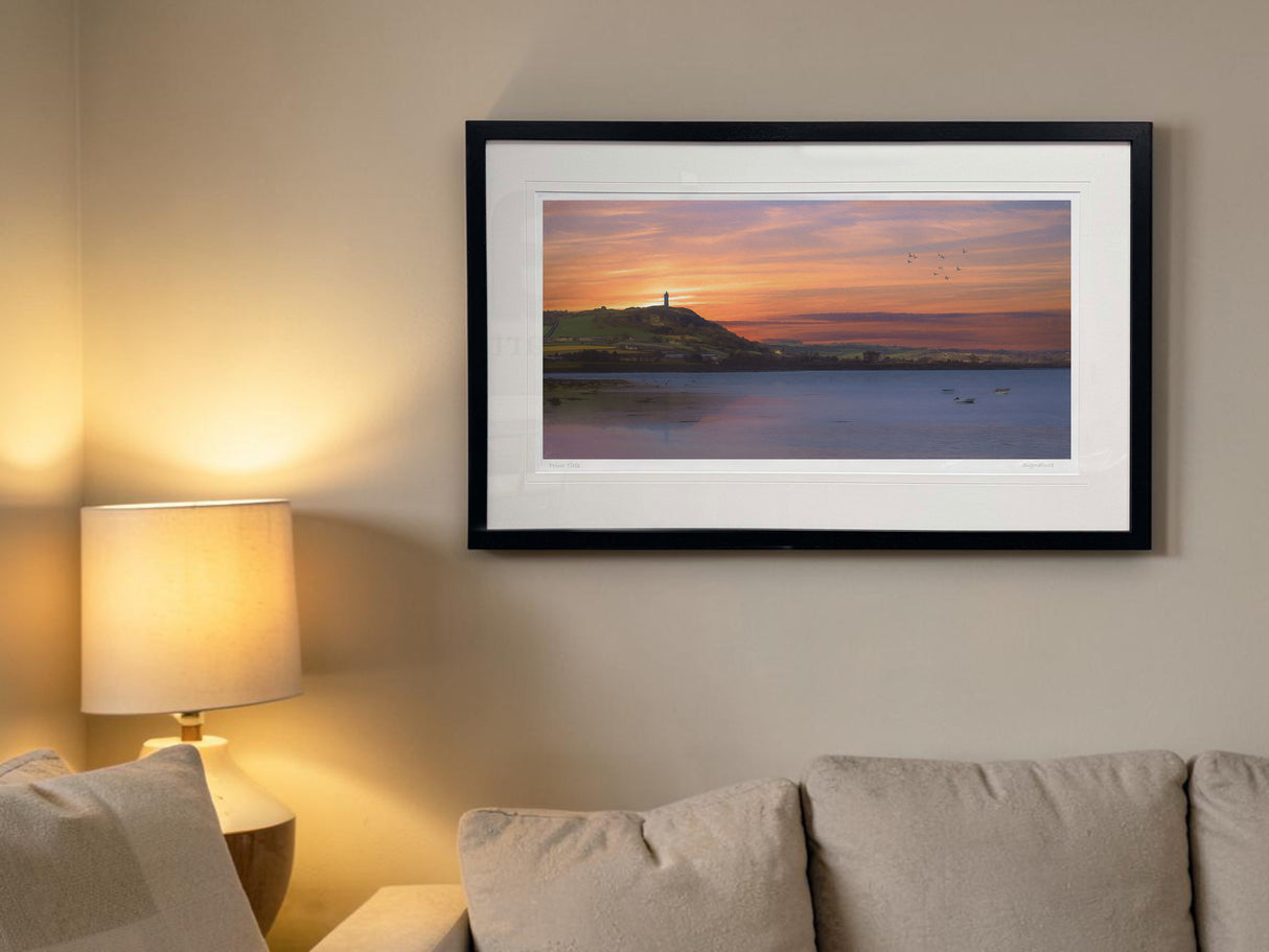 Scrabo Sunset from Islandhill