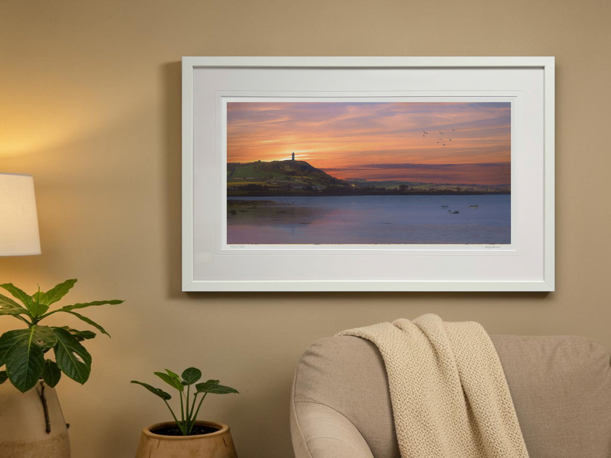 Scrabo Sunset from Islandhill