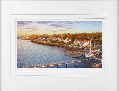 Seafront, Cultra - signed limited edition print by Lucas Creative Art