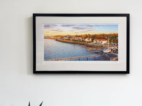 Seafront, Cultra - signed limited edition print by Lucas Creative Art