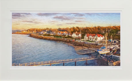 Seafront, Cultra - signed limited edition print by Lucas Creative Art