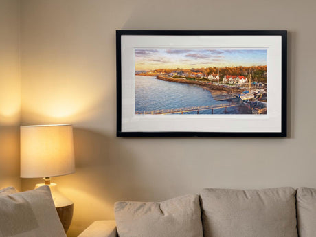 Seafront, Cultra - signed limited edition print by Lucas Creative Art